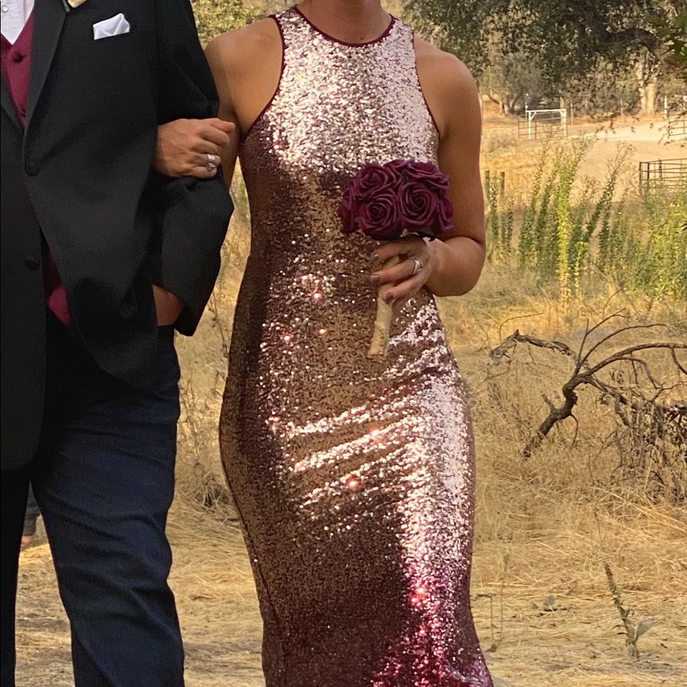 Lulus Ombré Infinite Dreams Dress
